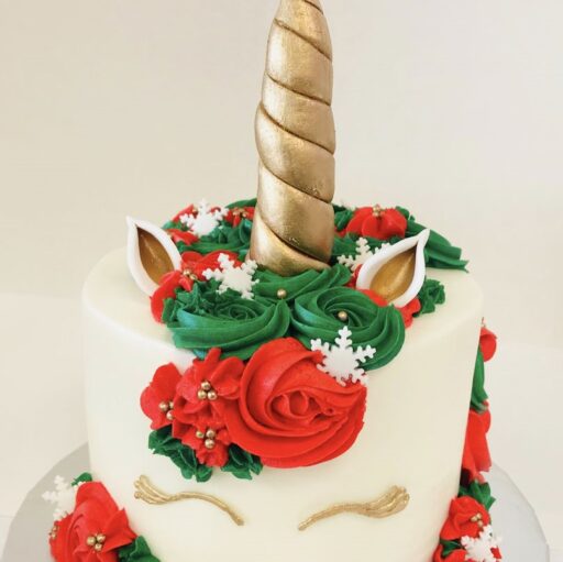 Christmas Unicorn Cake Decorating Class