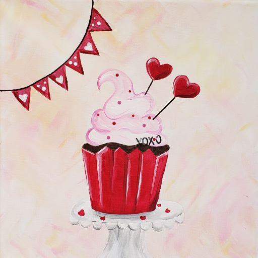 Parent/Child Cupcake Canvas