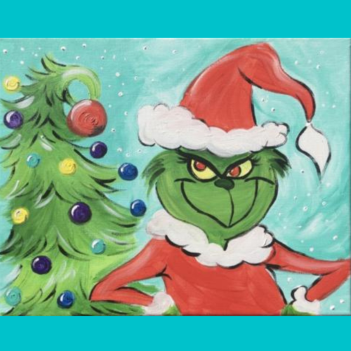 Parent/Child Grinch Canvas Class #1